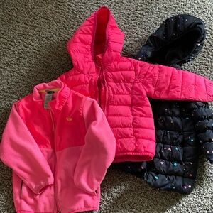 4T girl fall and winter coat bundle.